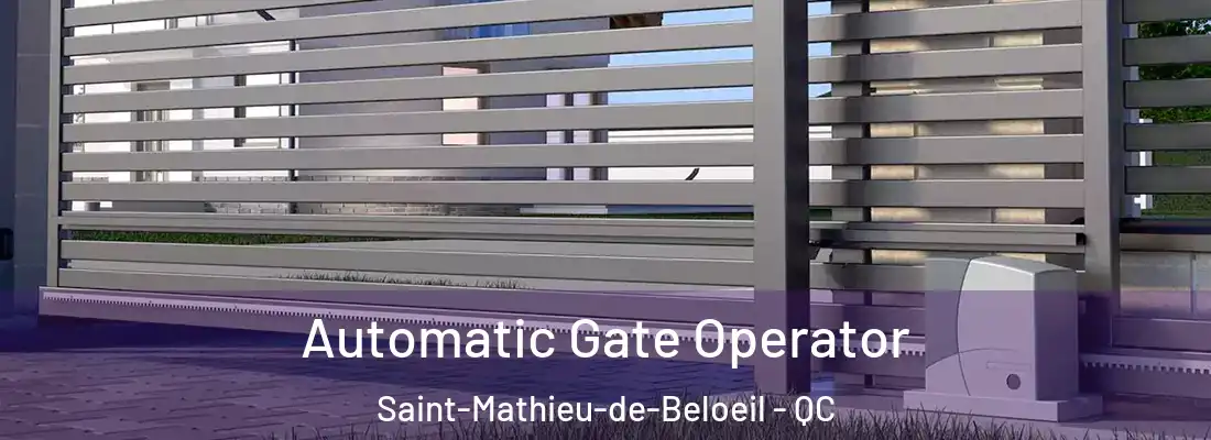 Automatic Gate Operator Saint-Mathieu-de-Beloeil - QC