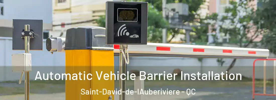  Automatic Vehicle Barrier Installation Saint-David-de-lAuberiviere - QC
