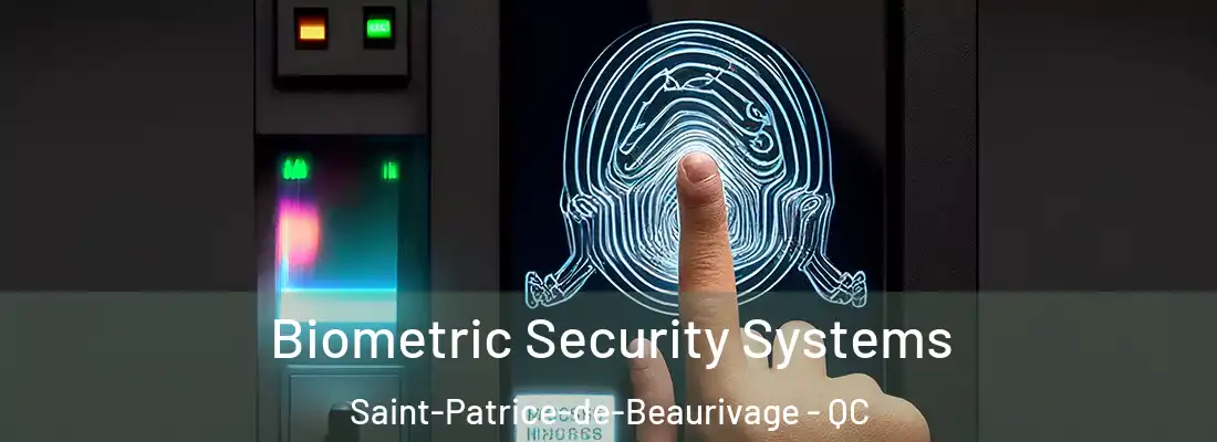  Biometric Security Systems Saint-Patrice-de-Beaurivage - QC