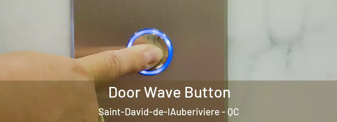  Door Wave Button Saint-David-de-lAuberiviere - QC