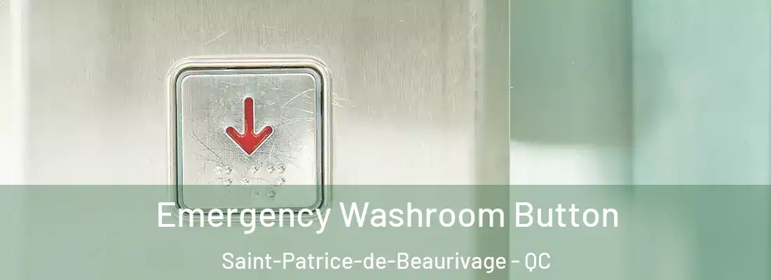 Emergency Washroom Button Saint-Patrice-de-Beaurivage - QC