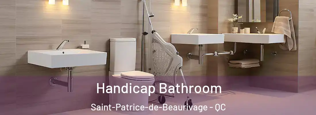  Handicap Bathroom Saint-Patrice-de-Beaurivage - QC