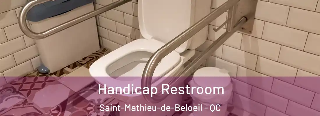 Handicap Restroom Saint-Mathieu-de-Beloeil - QC