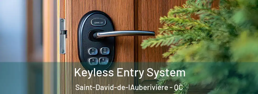 Keyless Entry System Saint-David-de-lAuberiviere - QC