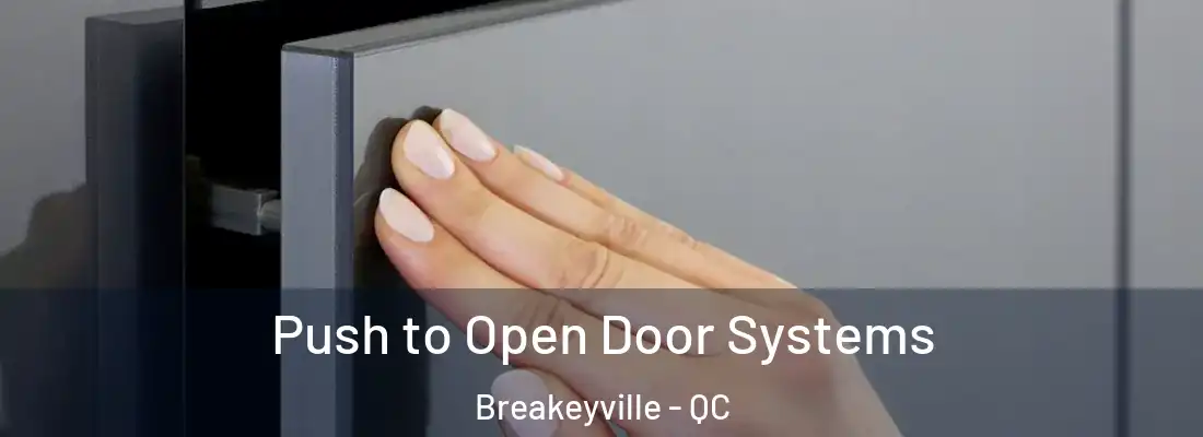 Push to Open Door Systems Breakeyville - QC