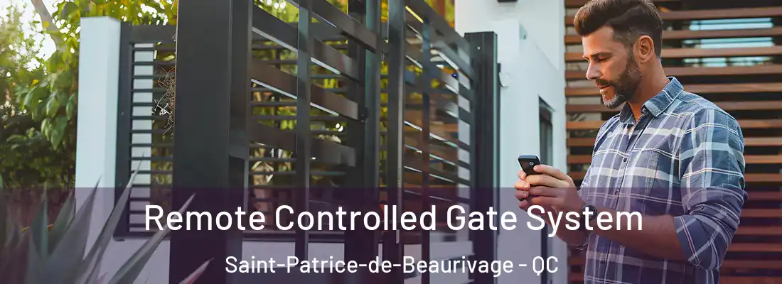  Remote Controlled Gate System Saint-Patrice-de-Beaurivage - QC