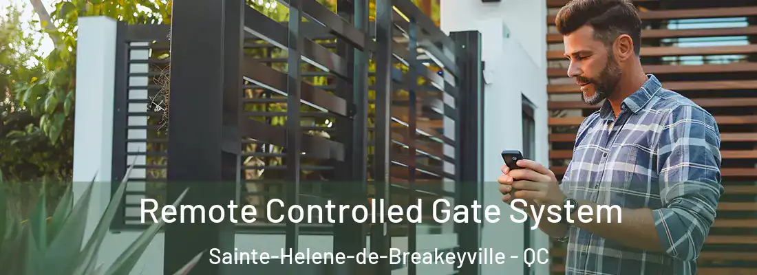 Remote Controlled Gate System Sainte-Helene-de-Breakeyville - QC