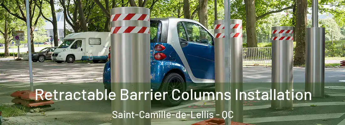 Retractable Barrier Columns Installation Saint-Camille-de-Lellis - QC