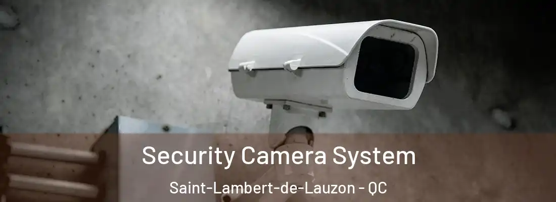  Security Camera System Saint-Lambert-de-Lauzon - QC