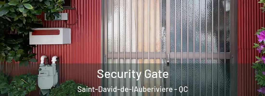 Security Gate Saint-David-de-lAuberiviere - QC